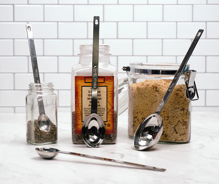 RSVP Long Handle Measuring Spoon Set of 4