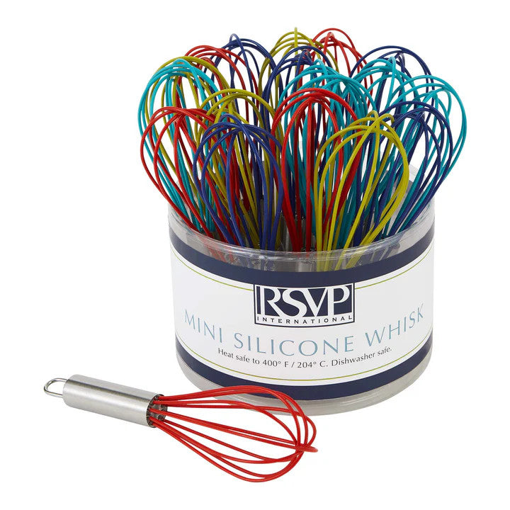 RSVP Mini Silicone Whisk - 7”
