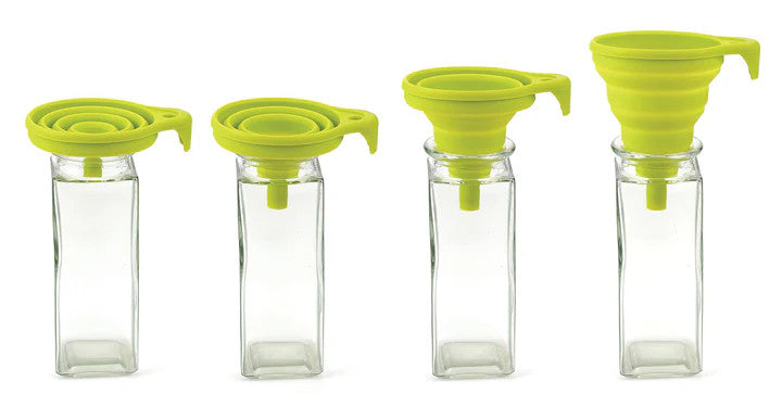 RSVP Collapsible Silicone Funnel - Green
