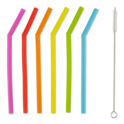 RSVP Silicone Straws 6” - Set of 6