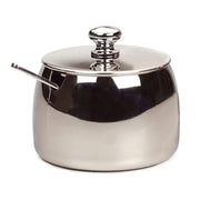 Sugar Bowl with Spoon - Stainless Steel