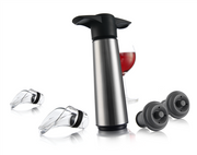 Vacu Vin Wine Saver Set - Stainless Steel