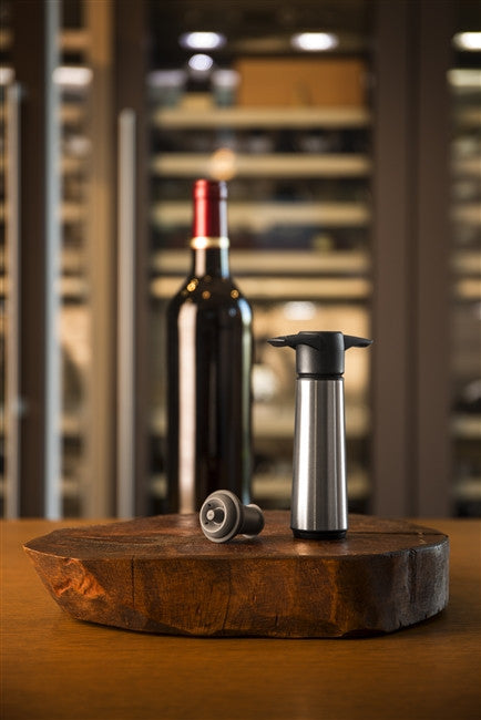 Vacu Vin Wine Saver Set - Stainless Steel