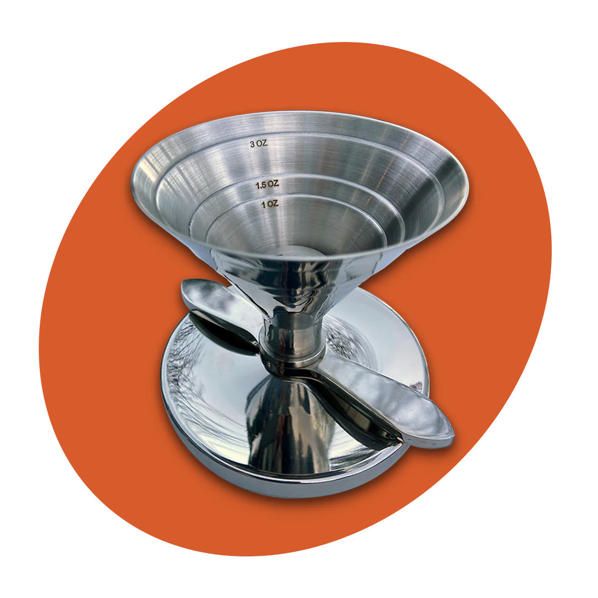 Swish Cocktail Jigger - Stainless Steel
