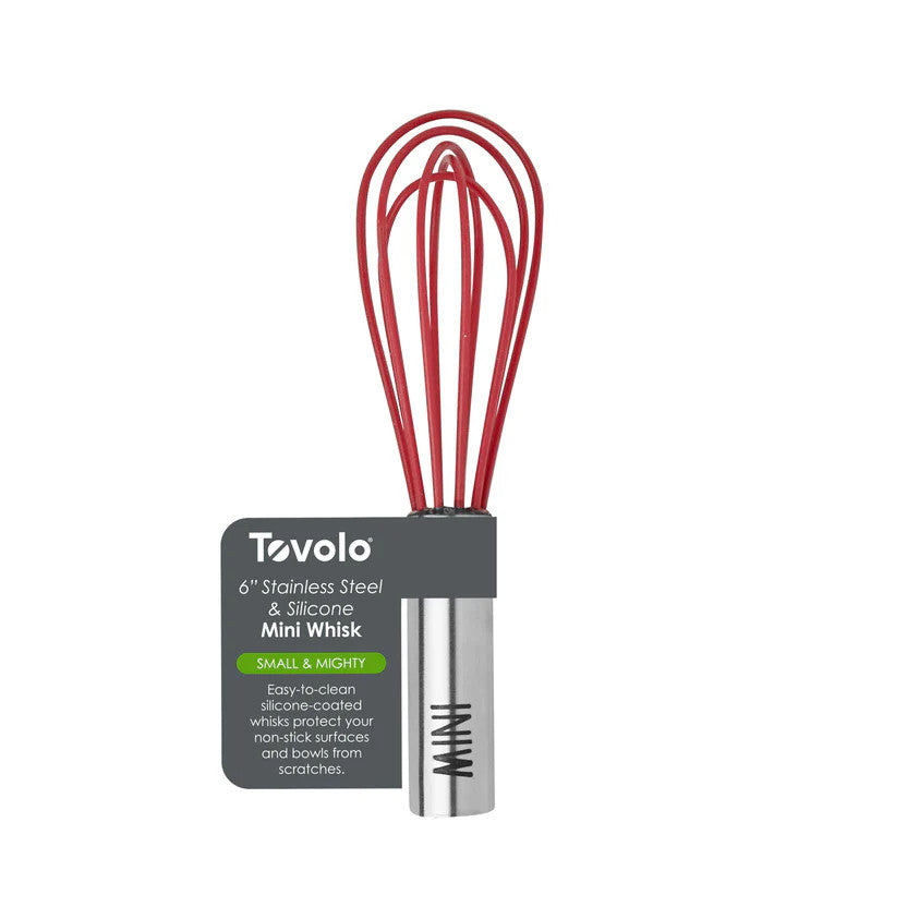 Tovolo Silicone Coated Cayenne Mini Whisk - 6"