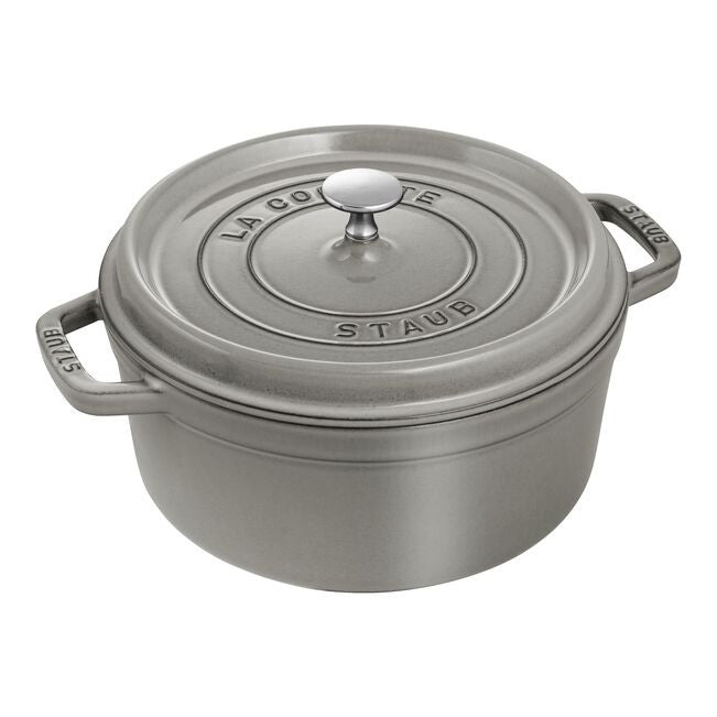 Staub Cast Iron 5.5 qt. Round Cocottes