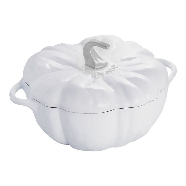 Staub 3.5 Quart Pumpkin Cocotte - White