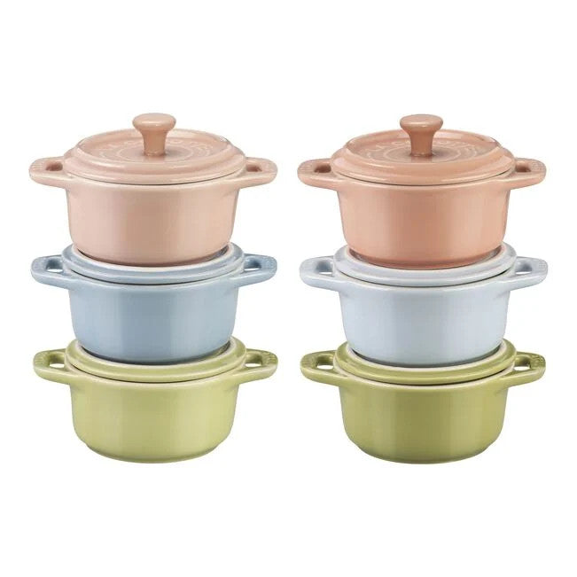Staub Mini Cocotte Set of 6 - Macaron Mixed Colors