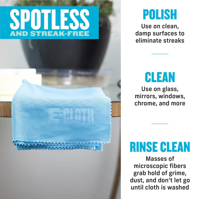 E-Cloth Glass and Polishing Cloth - Set of 4