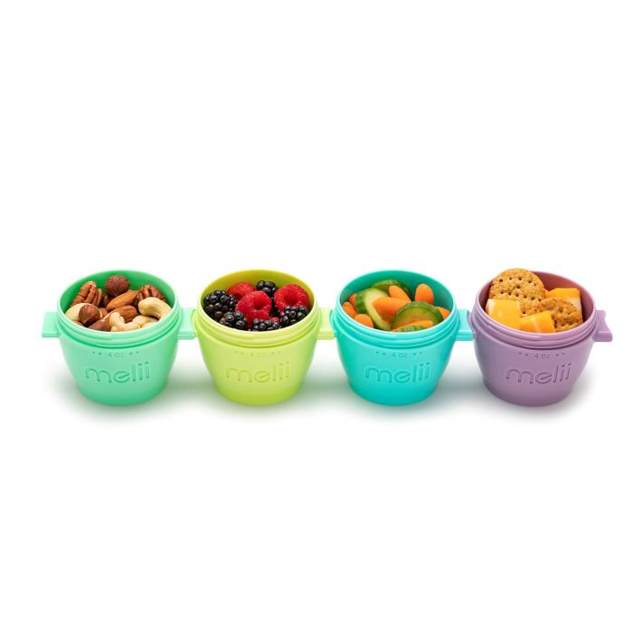 Melii Snap and Go Pods - 4 Ounce, Set of 4