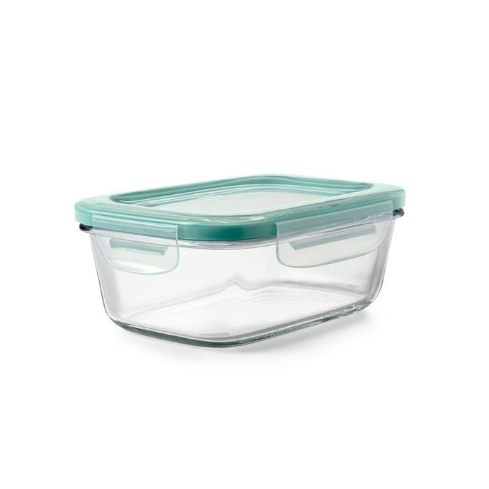 Oxo Good Grips 3.5-Cup Rectangular Smart Seal Glass Container