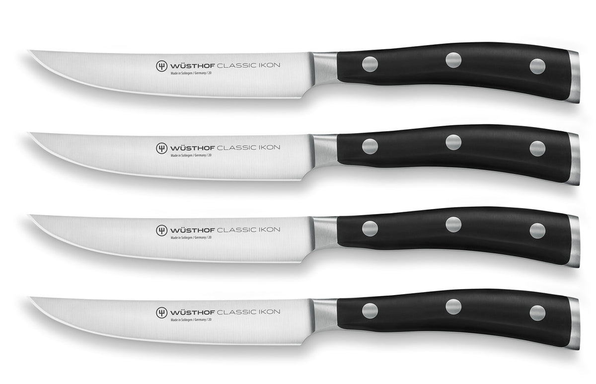Wusthof Classic Ikon 4 Piece Steak Knife Set