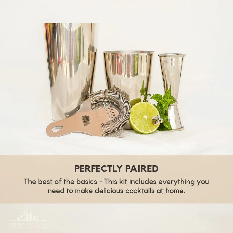 A Bar Above Stainless Steel Craft Bar Set - 4-Piece