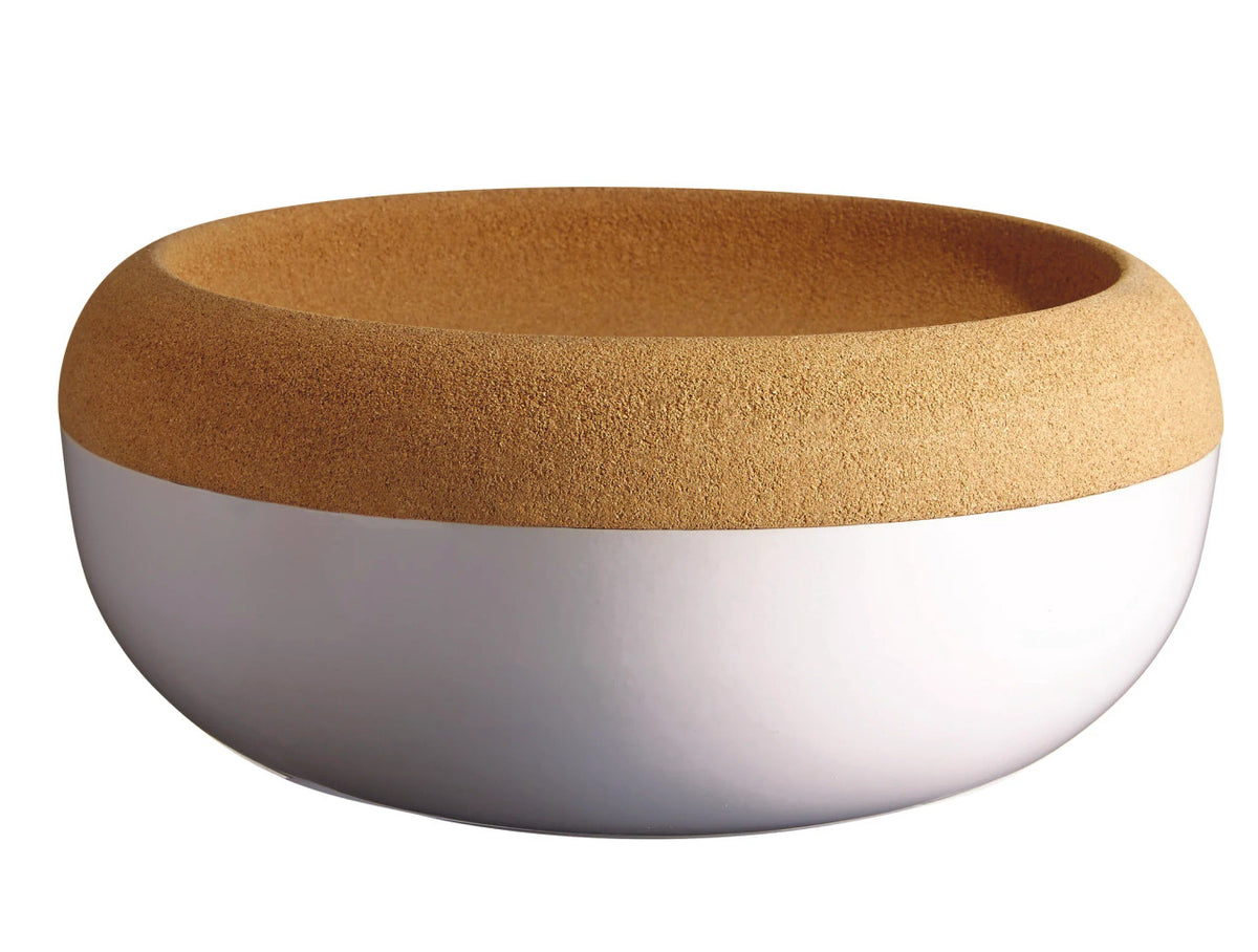 Emile Henry Large Cork Storage Bowl, Creme