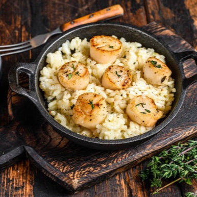 OCT 13 2026 6:30PM: The Poetry of Risotto and Perfectly Seared Scallops Hands On