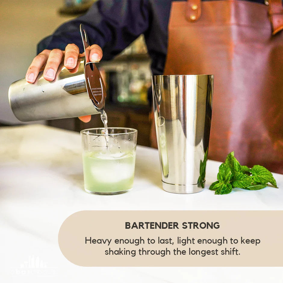A Bar Above Stainless Steel Weighted Boston Shaker