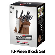 Cangshan Helena Series 10 Piece Knife Block Set - Black