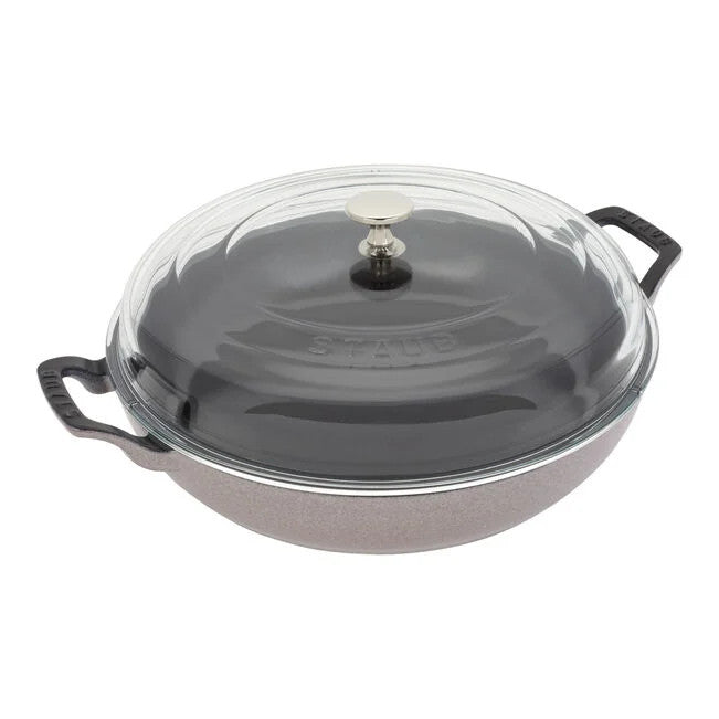 Staub Cast Iron 3.5 qt. Braisers with Glass Lid