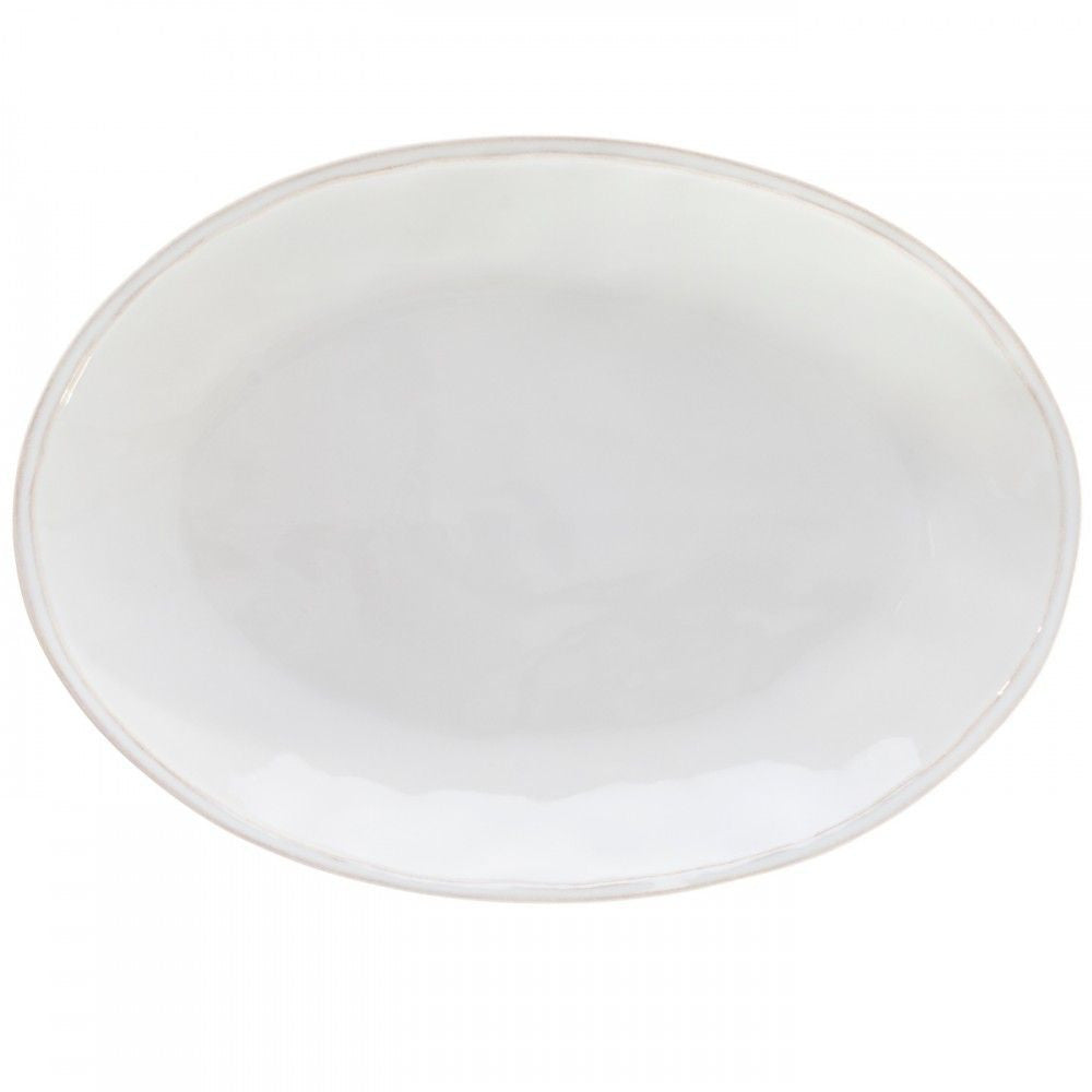 Casafina Fontana 16” Oval Platter - White