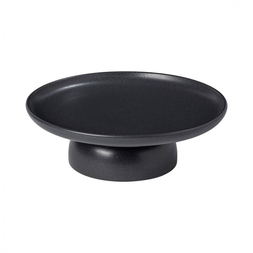 Casafina Pacifica Footed Plate - Seed Grey