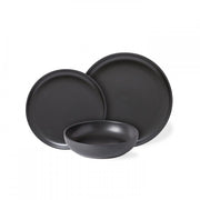 Casafina Pacifica 12 Piece Dinnerware Set With Pasta Bowl - Seed Grey