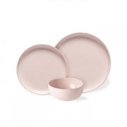 Casafina Pacifica 12 Piece Dinnerware Set With Cereal Bowl - Marshmallow Rose