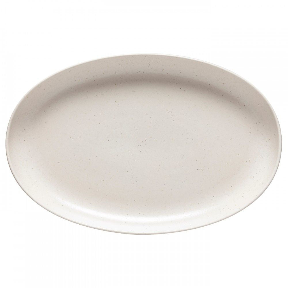Casafina Pacifica 16” Oval Platter - Vanilla