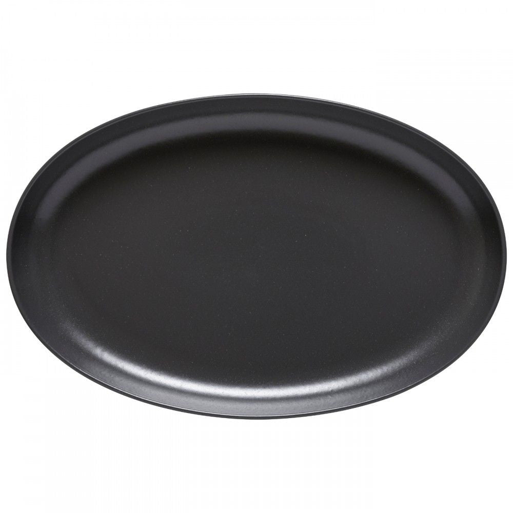 Casafina Pacifica 16” Oval Platter - Seed Grey