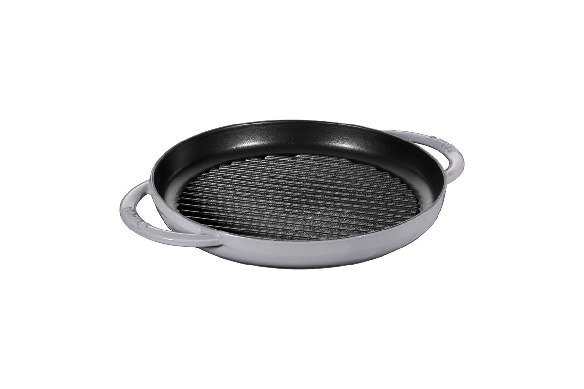 Staub Cast Iron 10 inch Round Double Handle Pure Grills