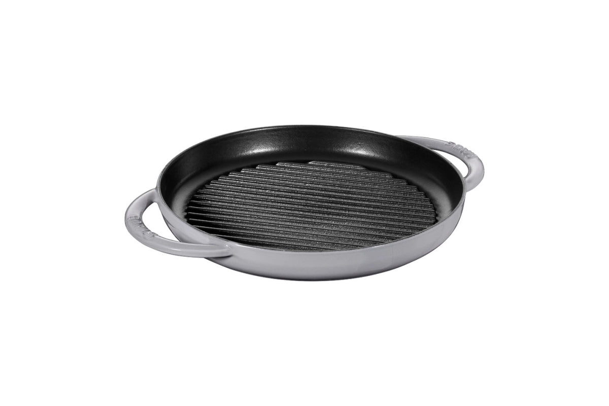 Staub Cast Iron 10 inch Round Double Handle Pure Grills