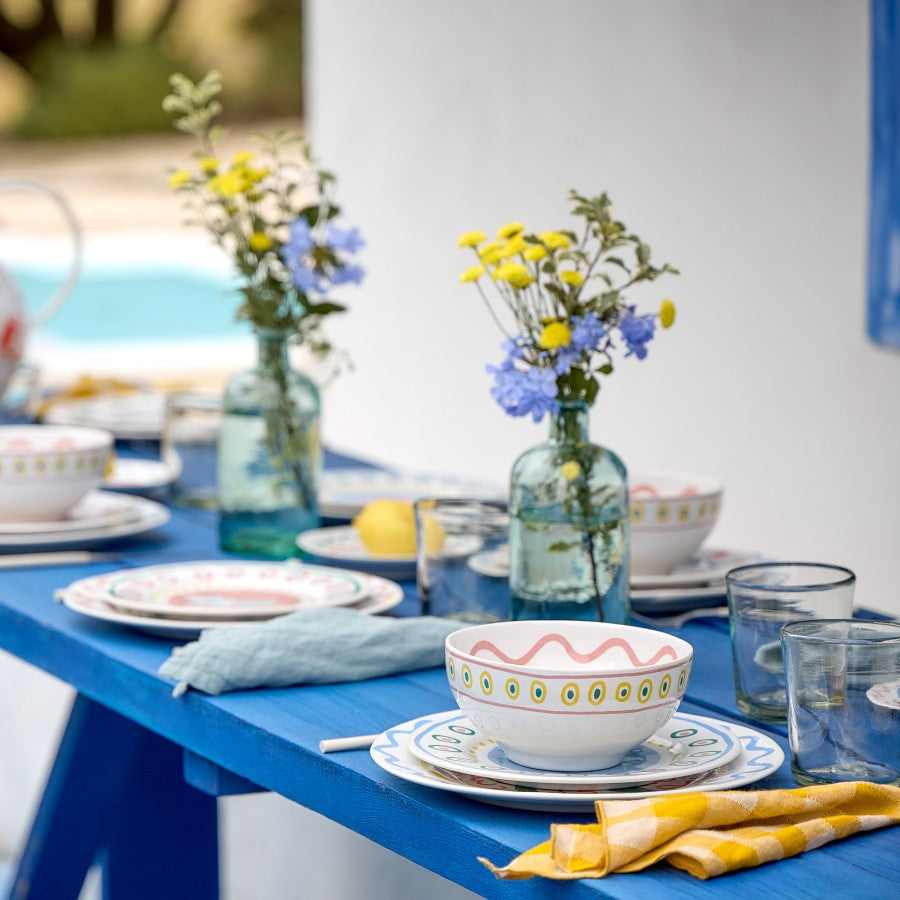 Casafina Summer Bliss Tulip Cereal Bowl - Set of 6