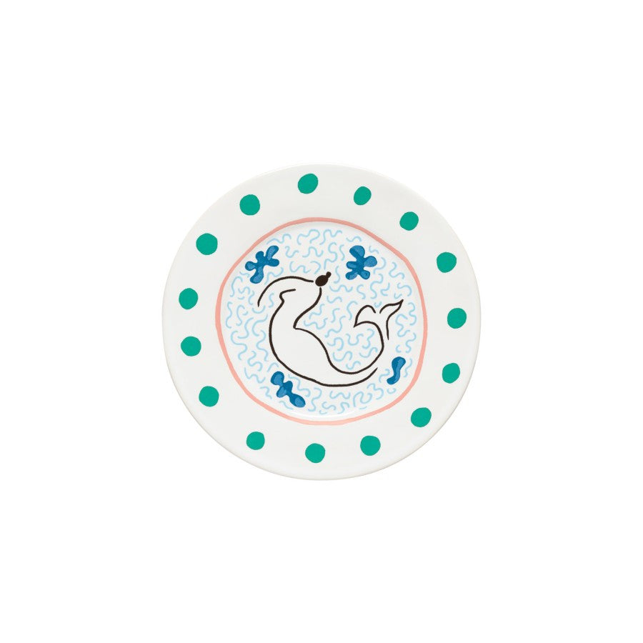 Casafina Summer Bliss Mermaid 9" Inch Salad Plate - Set of 6