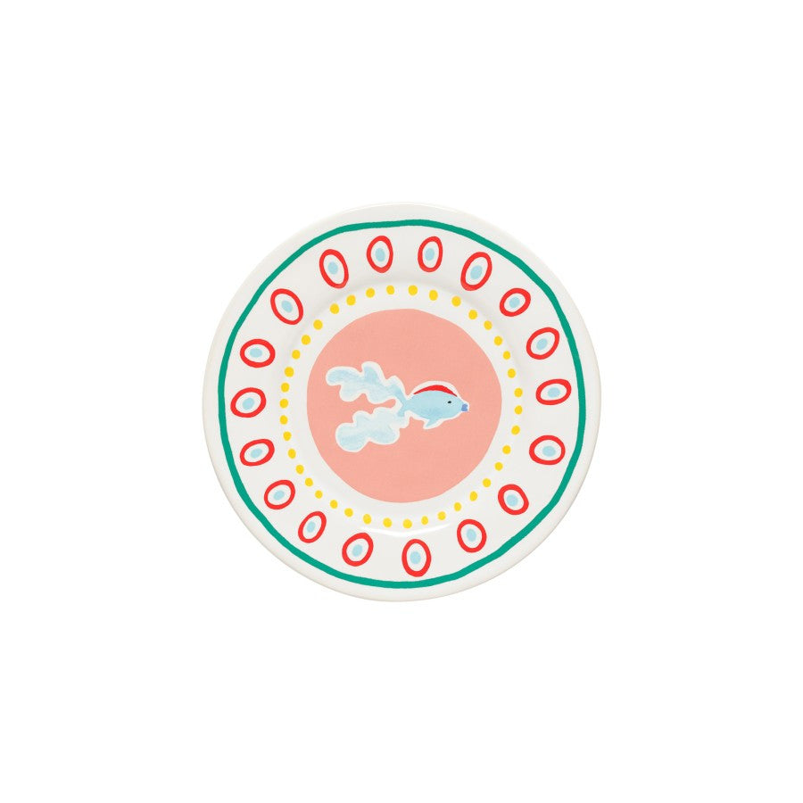 Casafina Summer Bliss Guppy 9" Salad Plate - Set of 6