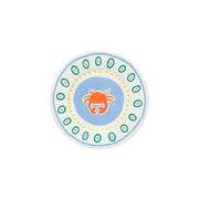 Casafina Summer Bliss Crab 9" Salad Plate - Set of 6