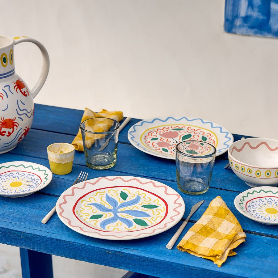 Casafina Summer Bliss Comporta 11" Dinner Plate - Set of 6
