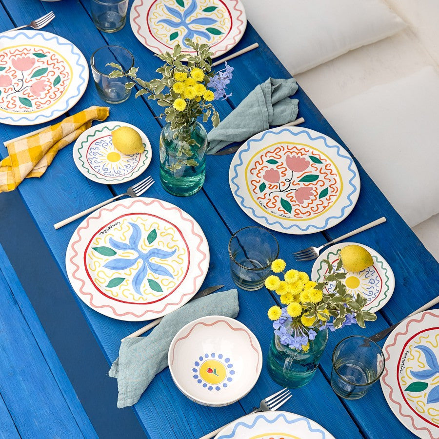 Casafina Summer Bliss Comporta 11" Dinner Plate - Set of 6