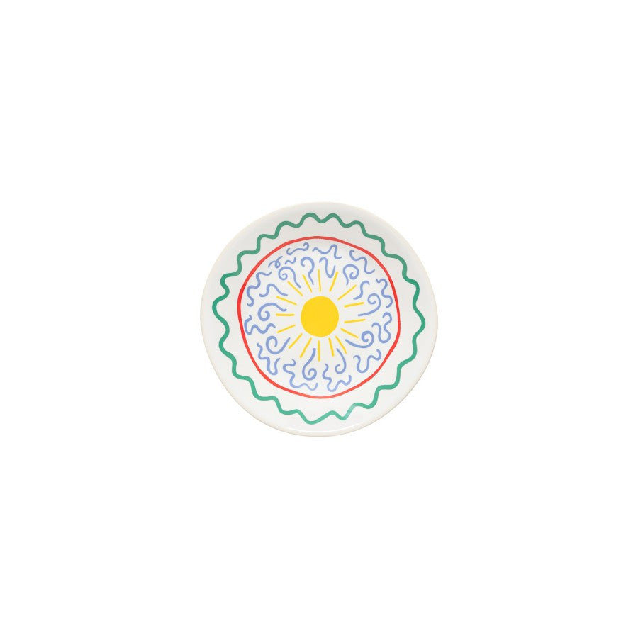 Casafina Summer Bliss Sun 6" Appetizer Plate - Set of 6