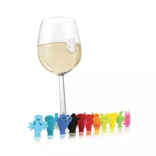 Vacu Vin Wine Glass Markers - Party People