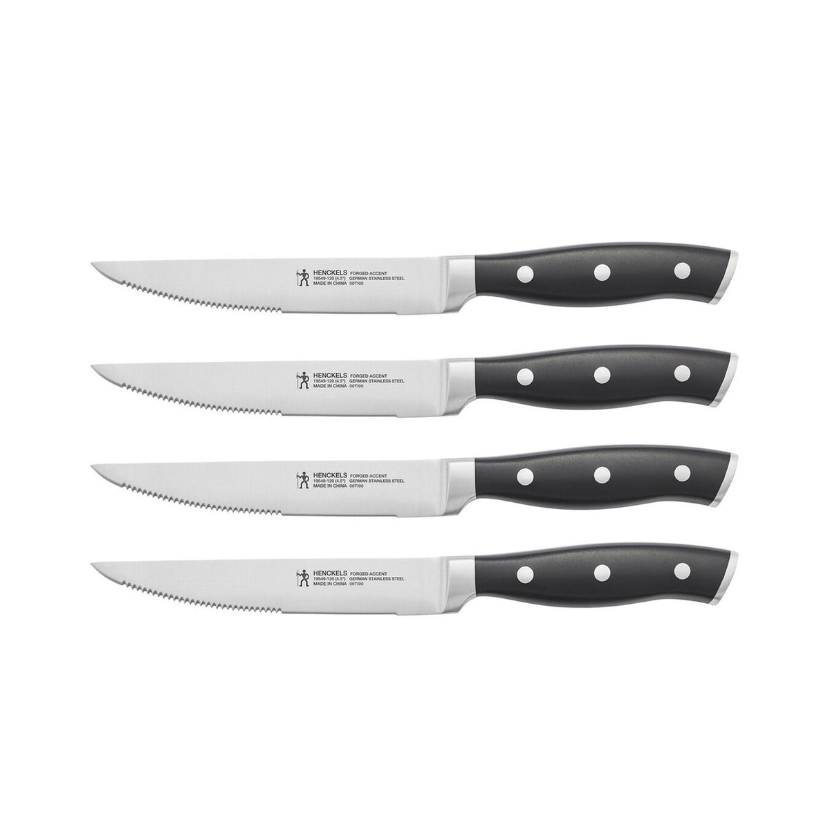 Henckels Forged Accent 4 Piece Steak Knife Set - Boxed