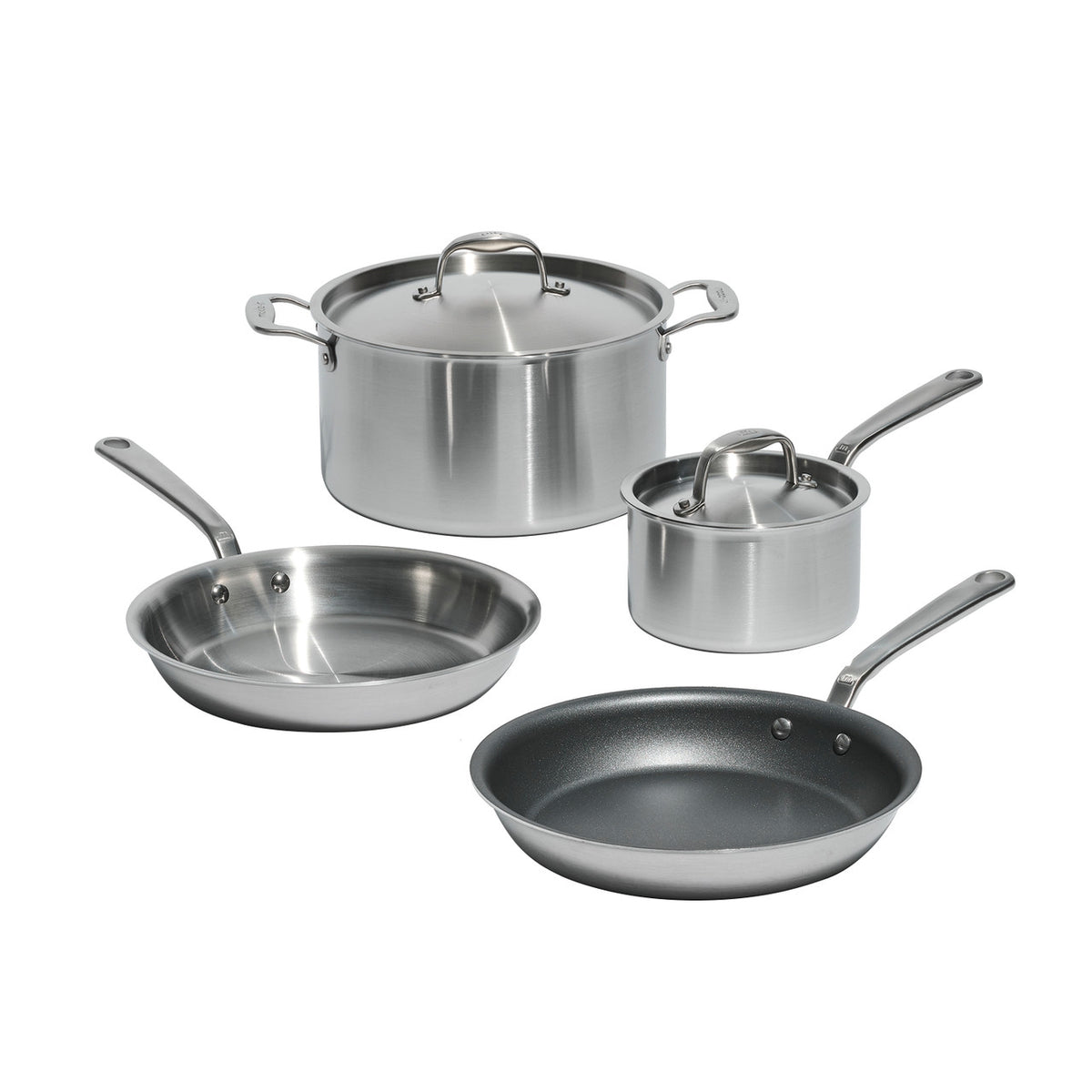 Made In Stainless Clad 6 Piece Cookware Set