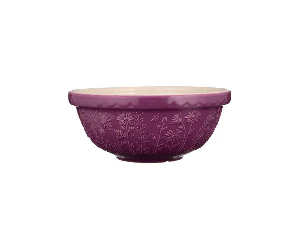 Mason Cash In The Meadow 2.85 Quart Mixing Bowl - Daisy Purple
