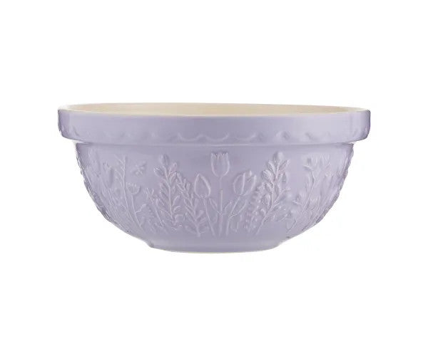 Mason Cash In the Meadow 2.15 Quart Mixing Bowl - Tulip Lilac