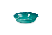 Le Creuset Stoneware 9 inch Fluted Pie Dish - Riviera