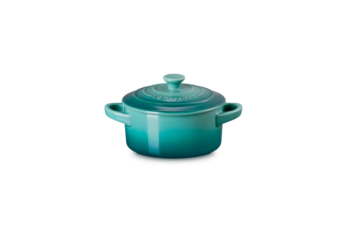 Le Creuset Stoneware Mini Round Cocotte - Riviera