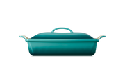 Le Creuset Stoneware Heritage 4 qt. Covered Rectangular Casserole - Riviera