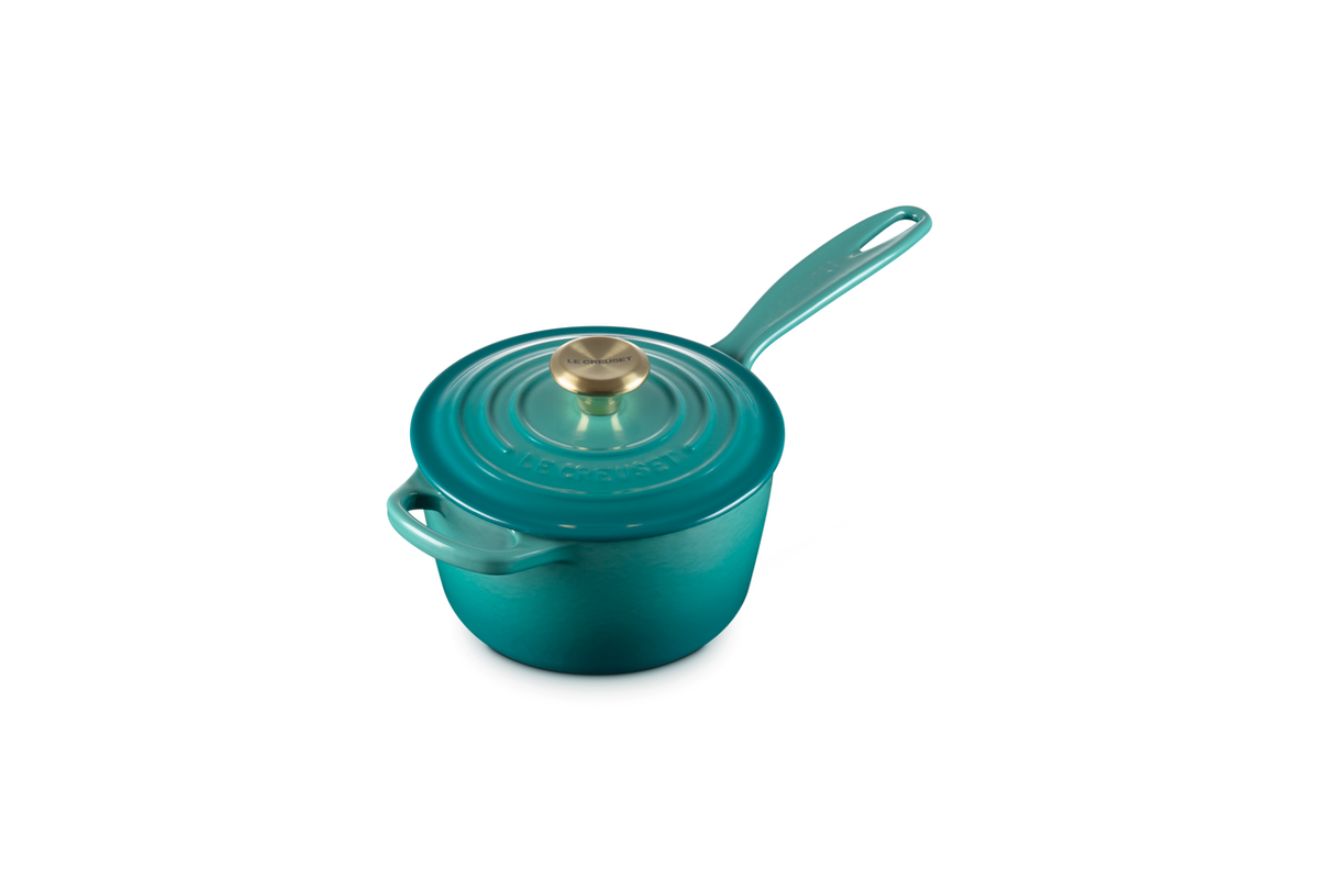 Le Creuset Signature Cast Iron 1.75 qt. Saucepan - Riviera