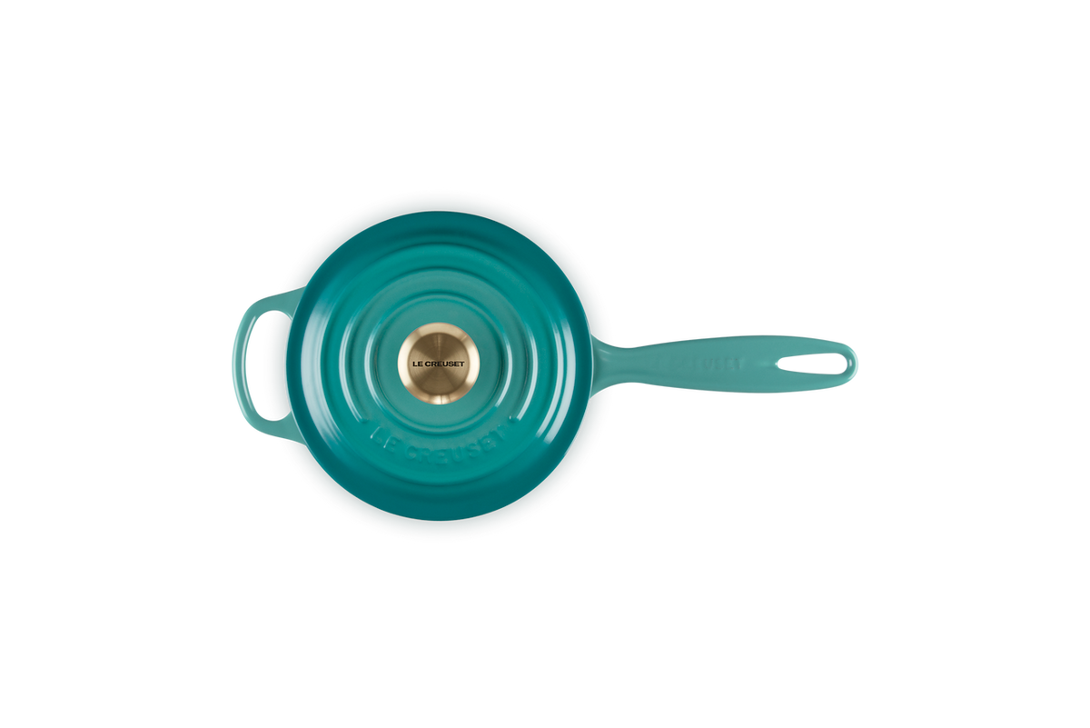 Le Creuset Signature Cast Iron 1.75 qt. Saucepan - Riviera