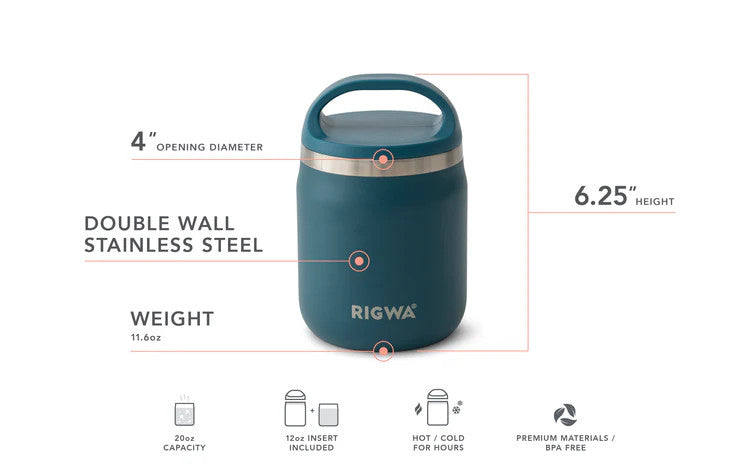 Rigwa Pod Food Jar and Insert