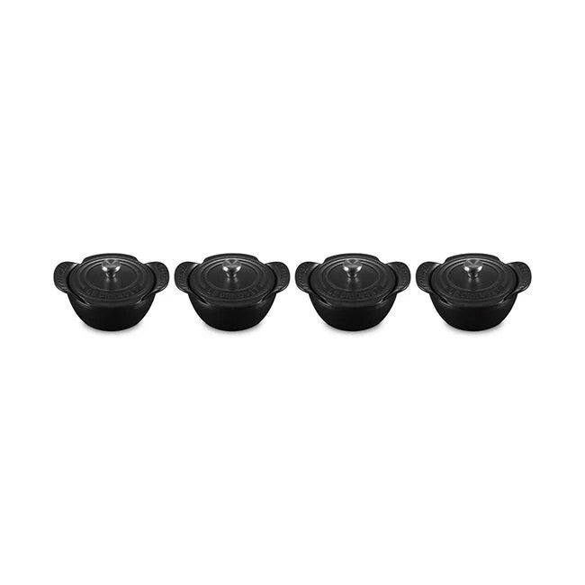 Le Creuset Gourmand Collection Mini Cocottes with Lid - Set of 4
