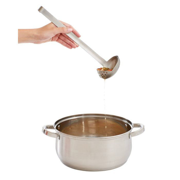 HIC Kitchen Straining Ladle, 3 oz.